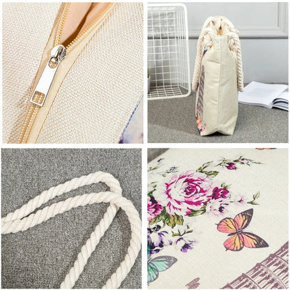Printed Nurse Canvas Tote Bag
