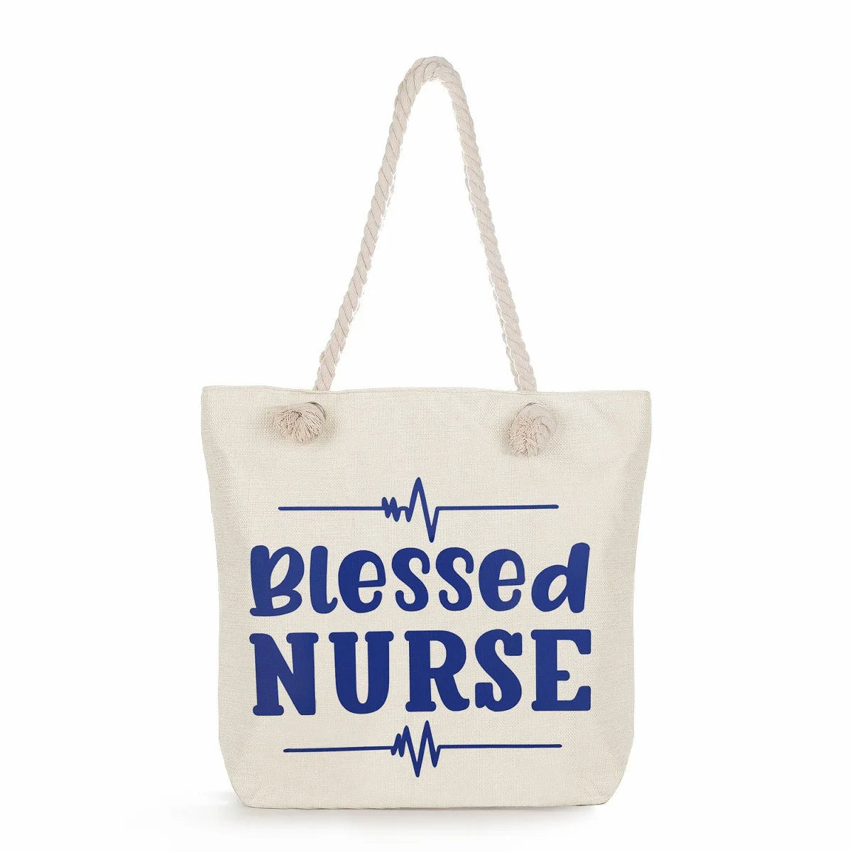 Printed Nurse Canvas Tote Bag