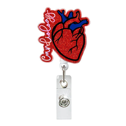 Glitter Medical Badge Reel Holder