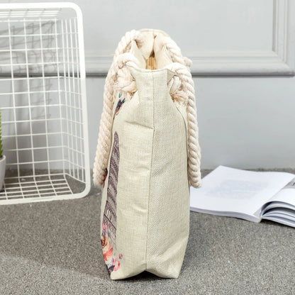 Printed Nurse Canvas Tote Bag