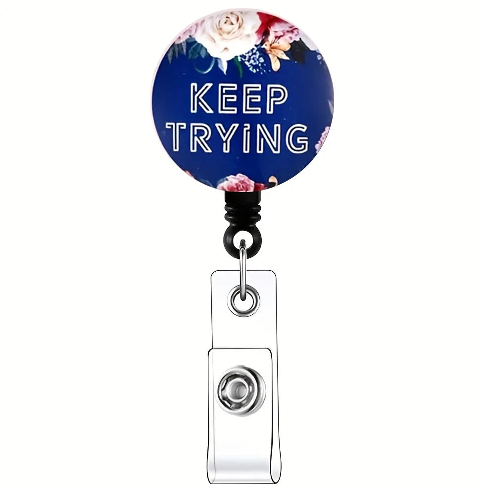 Cute Nurse Badge Reel